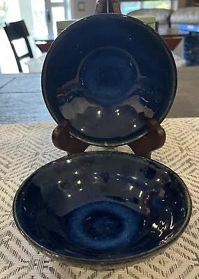 Vintage Studio Art Pottery Bowls Set Of 2 Signed • $24