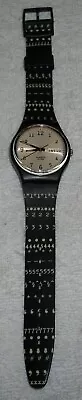 Vintage 2002 Swatch Watch GB749 KALIGRAFY New Battery Great Condition • $29.99