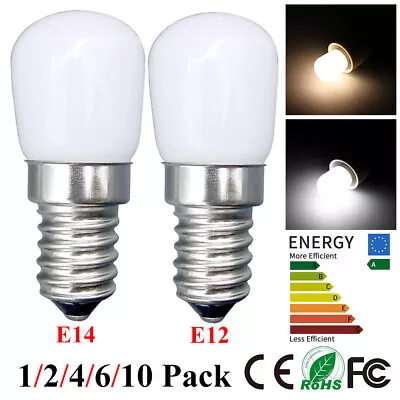 Fridge LED Light Bulb Small Screw E14/E12 Warm White Dimmable Freezer Lighting • $7.59