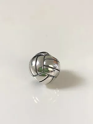 Authentic S925 Sterling Silver Volleyball Charm European Bead • $21.95
