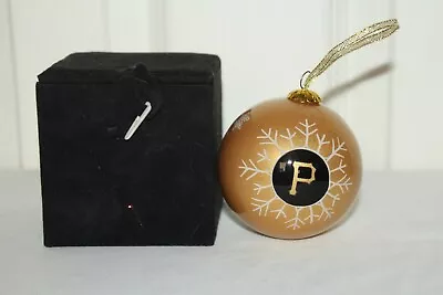 Pittsburgh Pirates Mlb Baseball Collector Glass Christmas Holiday Ornament W/cs • $9.99