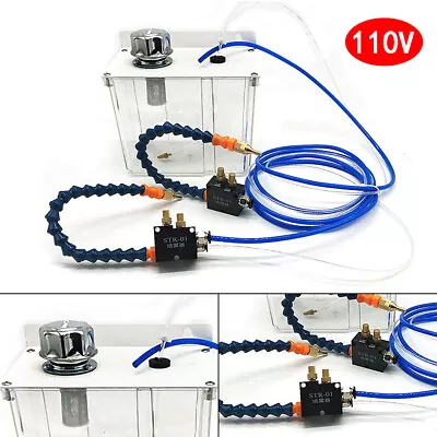 Coolant Cooling Spray Pump Mist Sprayer System For CNC Lathe Milling Machine UPS • $106.40