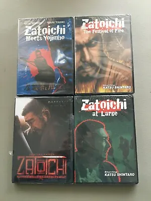 $59.99 • Buy Zatoichi The Blind Swordsman 4 DVD Lot New & Sealed Katsu Shintaro