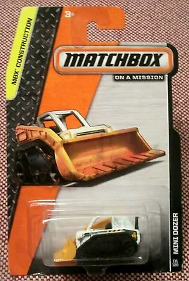 Matchbox  2014 Mbx Construction Mini Dozer # 111 White • $11.49