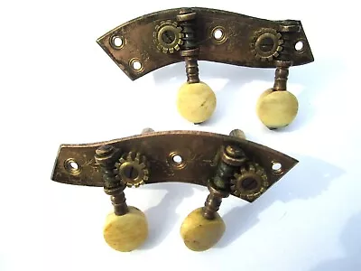 Vintage Violin Brass Gear Pegs  Engraved • $59.99