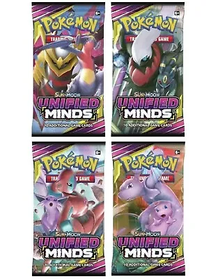 (1 Pack) Pokemon Sun & Moon Unified Minds Trading Card Booster Pack Random Art • $26.99