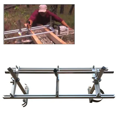 Portable Chainsaw Guide Bar Planking Mill Attachment Lumber Milling For 14 -24  • £57