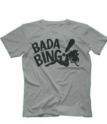 Bada Bing T-Shirt Sopranos Inspired Gangster Mafia Retro Offical TV USA Retro • £6.99