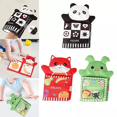 Baby Animal Cloth Book Soft Baby Book For Interaction • £8.03