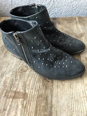 Ecote Booties Leather & Studs Sz 8 Bad A$$! • $18.99