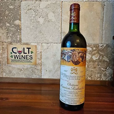 1987 Chateau Mouton Rothschild Bordeaux Wine Pauillac [Listing 2] • $747.50