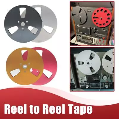 Metal Reel 7  Reel To Reel Tape Reel Recording Tape 7 Inch Empty Plate' Fast • £32.71