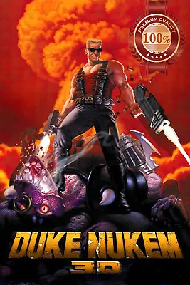 Duke Nukem 3d Video Game Art Official Original Home Wall Print Premium Poster • $23.95