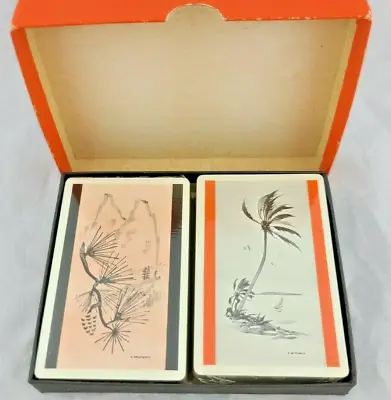 Vintage Playing Cards Trees Japanese Style • $13.99