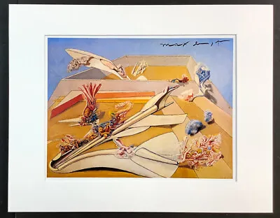 MAX ERNST - 11X14 In. Matted Print - FRAME READY - Hand Signed Signature • $156.50