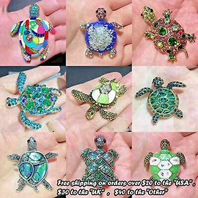 Vintage Turtle  Brooches Sea Animal Pin Women Men Fashion Wedding Jewelry Gifts • $2.68