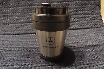 Vintage Mercedes-Benz SL-Class Small Travel Coffee Mug Black And Silver 5  • $14.95