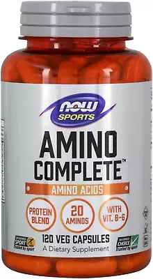 Sports Nutrition Amino Complete™ Protein Blend With 21 Aminos And B-6 120 Ct • $68.13