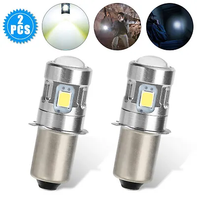 2pcs P13.5S LED Flashlights Light Bulbs Converter Torch Upgrade D/C Cell Lamp US • $9.98