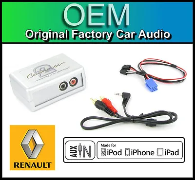 £69.99 • Buy Renault Clio AUX In Lead Car Stereo IPod IPhone Player Adapter Connection Kit