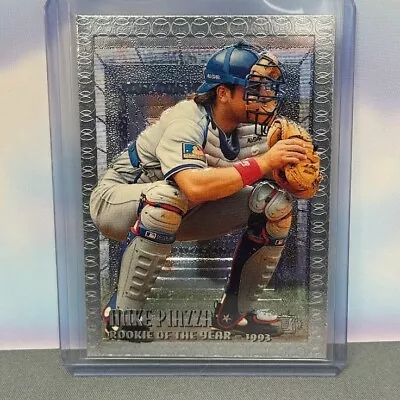 1995 Topps Mike Piazza Platinum Rookie Of The Year 1993 #110 Los Angeles Dodgers • $3