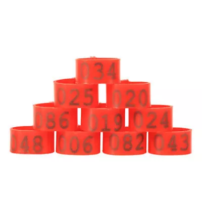100X 16mm Clip On Leg Band Rings For Chickens Ducks Hens Poultry Large F*QU F❤J • £5.69
