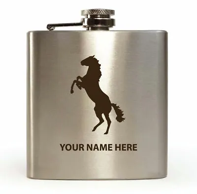 Personalised Hip Flask Horse • £8.49