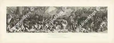 Death Of Nelson Trafalgar Battle Antique Print Sharpe Maclise 1875 Art Poster • £34.50