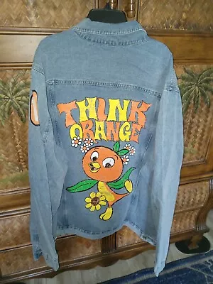 $67.50 • Buy NWT NEW Disney Vault 50th Collection Orange Bird XXL 2XL Men's Jean Jacket