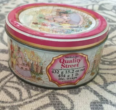 £9.50 • Buy Vintage Mackintosh’s Circular Quality Street Tin 