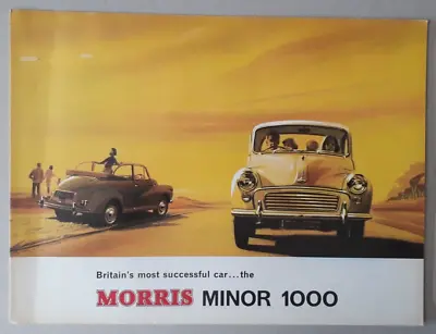 Morris Minor 1000 Brochure 1967 - Saloon Traveller Convertible • $31.07