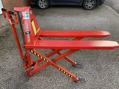 Logitrans HL1000/3 1.52m High Lift 1000KG Hand Pump Pallet Truck. With LOLER • £400