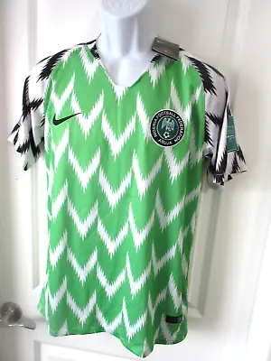 $31.98 • Buy NWT Nike Nigeria National Team 2018 World Cup Russia Football Soccer Jersey Sz.M