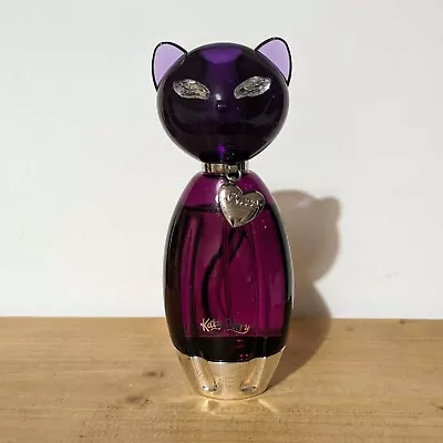 £28 • Buy RARE 2010 Katy Perry Purr 100ml Perfume Purple Cat Nostalgia Discontinued
