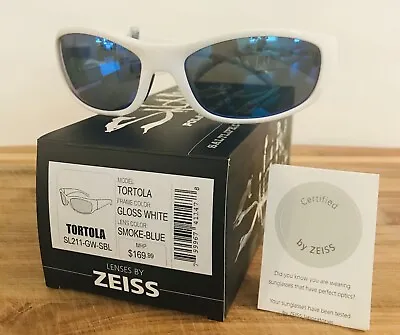 New Sunglasses Zeiss Salt Life Tortola Gloss White / Smoke Blue Polarized • $74.99