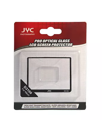 JYC D3100 Nikon 0 1/32in Screen Protector Glass Screen Protector LCD • $12.88