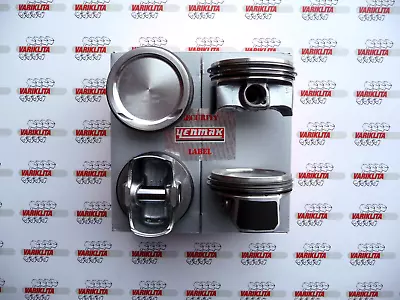 4x PISTON SET WITH RINGS SEAT ŠKODA VW 1.6MPI 16V PETROL CFNA CFNB Ø76.51mm STD • $213.96