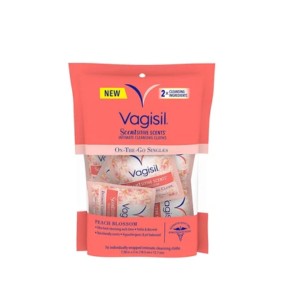 $9.99 • Buy Vagisil Scentsitive Scents On-The-Go Feminine Cleansing Mini Wipes, PH Balanced,
