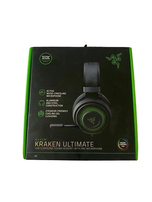 Razer Kraken Ultimate 7.1 Surround Sound Headset With Microphone | Razer RGB • £80