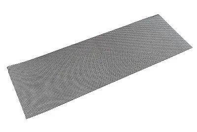 Universal Black Aluminium Racing Hex Mesh Grill Woven Sheet Spoiler Bumper Vent • $29.95