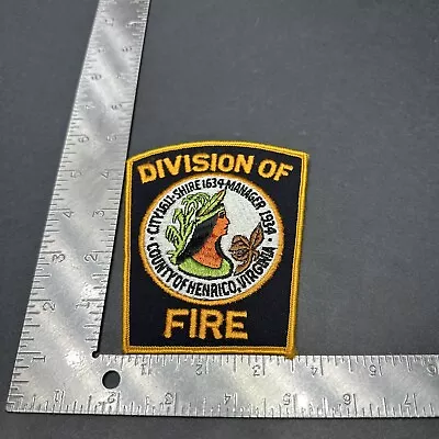 $7 • Buy Henrico VA Fire Department Patch