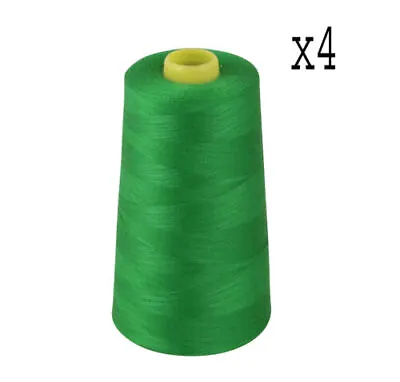 £8.40 • Buy Overlocking Thread Polyester Industrial Sewing Machine 5000 Yard X 4 Cones