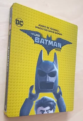 The Lego Batman Movie Limited Edition Steelbook Blu-Ray Region B • $25