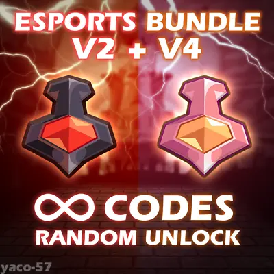 Brawlhalla Esports Colors Bundle (Esports V2 + Esports V4) • $23.99