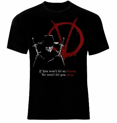 $12.36 • Buy Anonymous V For Vendetta T-Shirt Neu 100% Cotton All Sizes