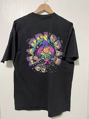 Vintage 1998 New Orleans Mardi Gras XL T-Shirt Black Single Stitch Graphic • $13.22