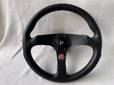 Very Rare 1977 Fittipaldi Personal Leather Steering Wheel Alfa Romeo • $1499