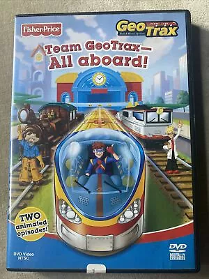 All Aboard! DVD Fisher-Price Train Team GeoTrax Childrens Kids Animated • $1.99