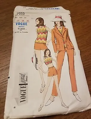 Vogue Special Design Pattern 1967 Sz 14 Cut/Uncut • $8