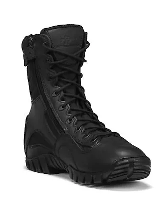 Belleville Tactical Research Hot LTWT Zip Boots TR960Z Black Leather • $139.99